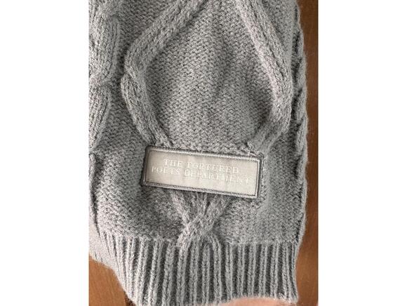 Taylor Swift Tortured Poets Department Gray Cardigan Knit Sweater Women’s XS/S - Picture 5 of 10
